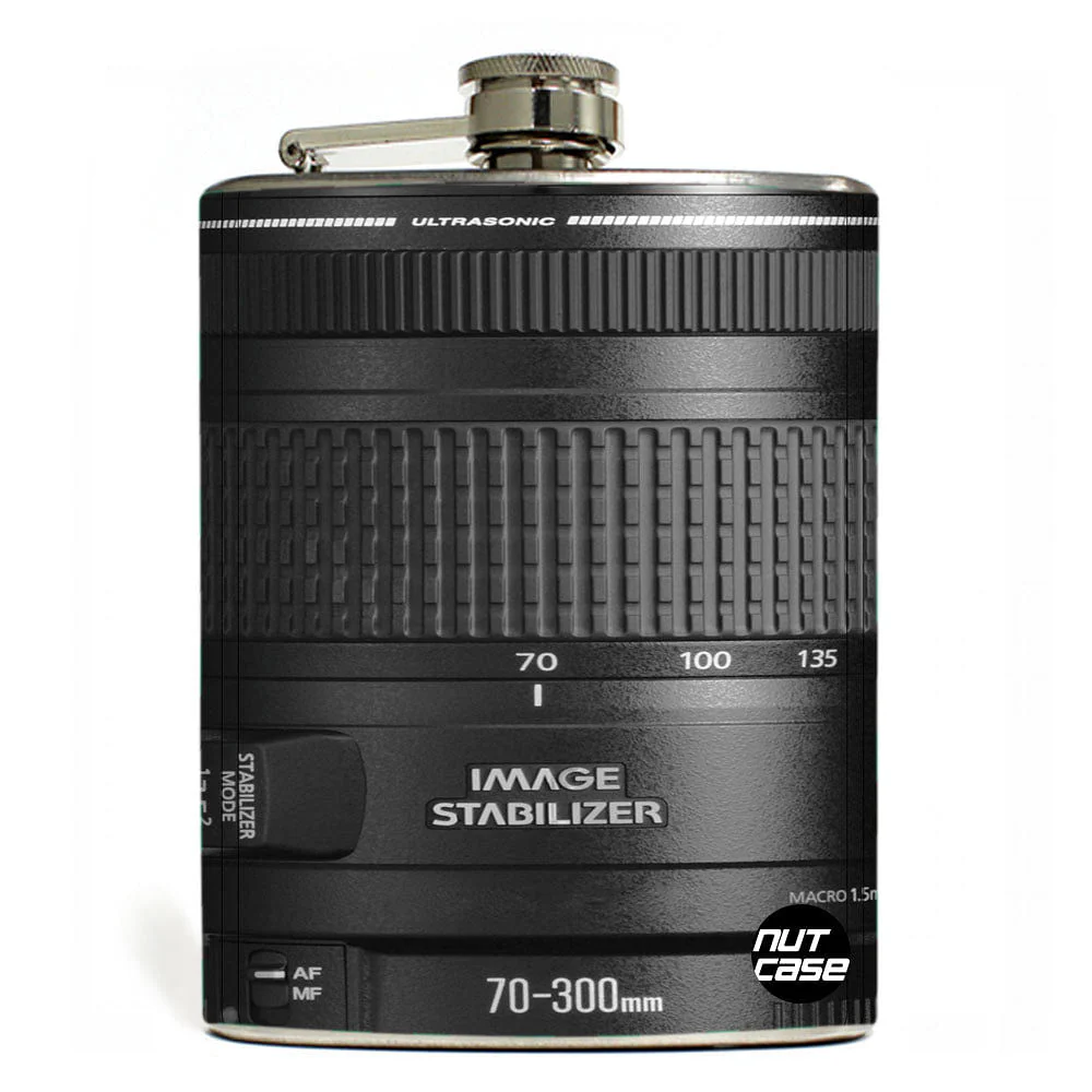 Hip Flask - Stainless Steel Flask -  Camera - Image 2