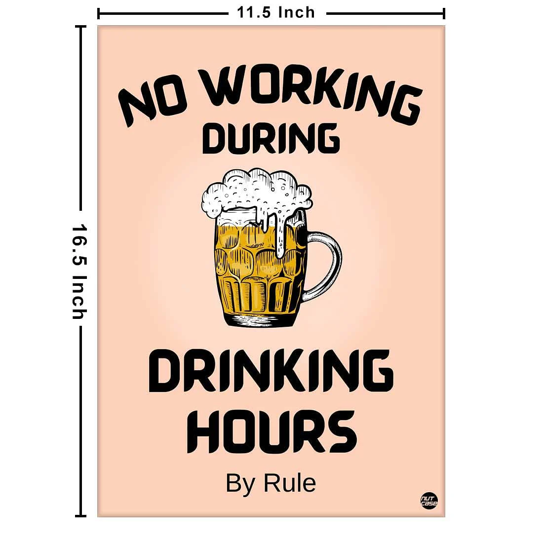 Bar Wall Art for Home Restaurants-Drinking Hours - Image 3
