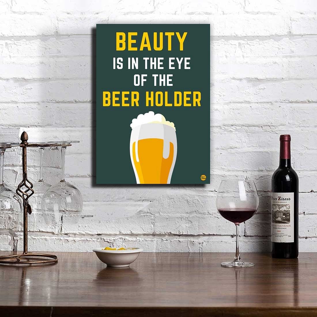 Nutcase Posters for Home Bar Beer Wall Art-Beer Holder - Image 2