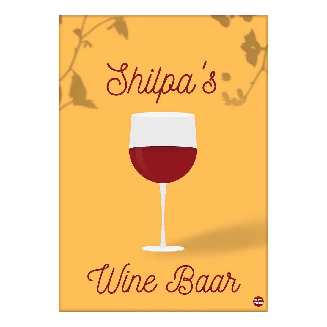 Personalized Posters Wine Wall Art Bar Signs