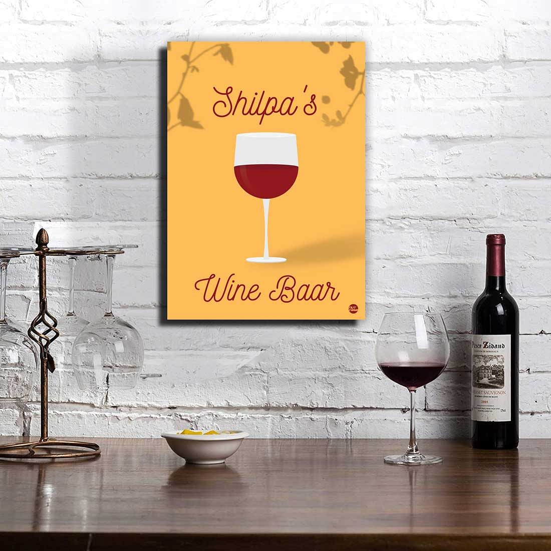 Personalized Posters Wine Wall Art Bar Signs - Image 2