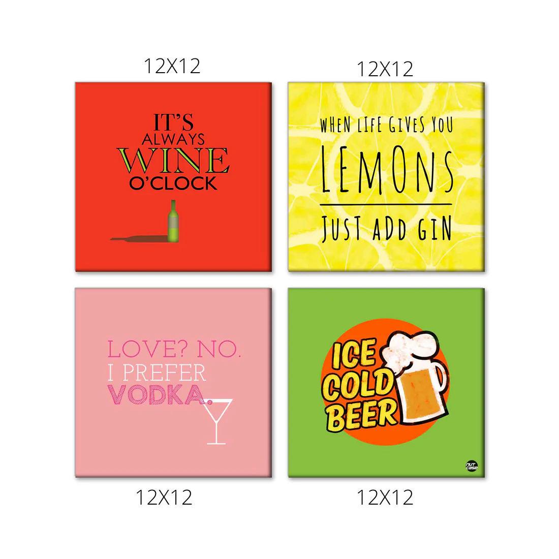 Wall Art Decor Set 4 for Home Bar - Beer - Image 2