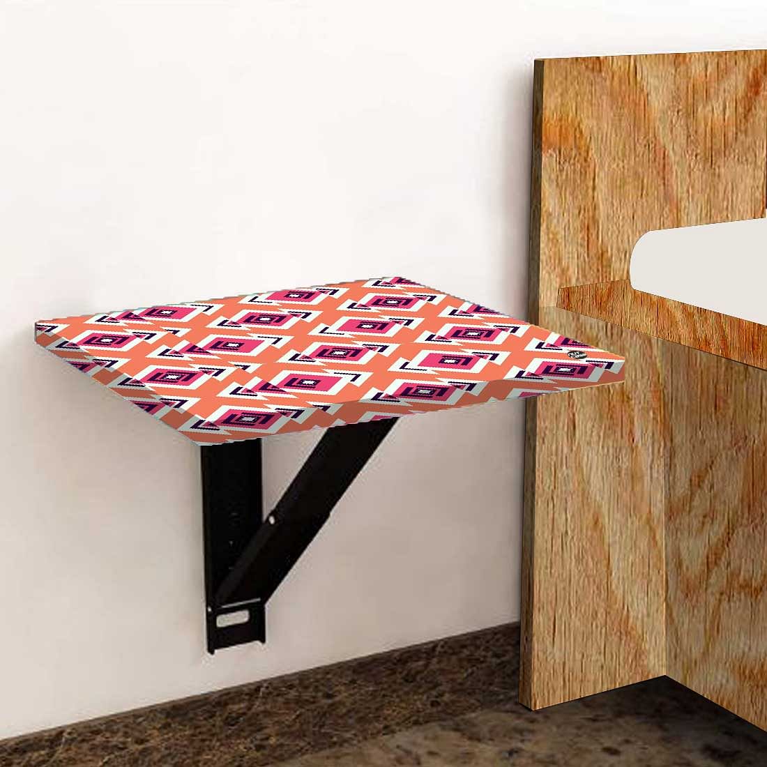 Bedside Table Floating - Diamond Pattern