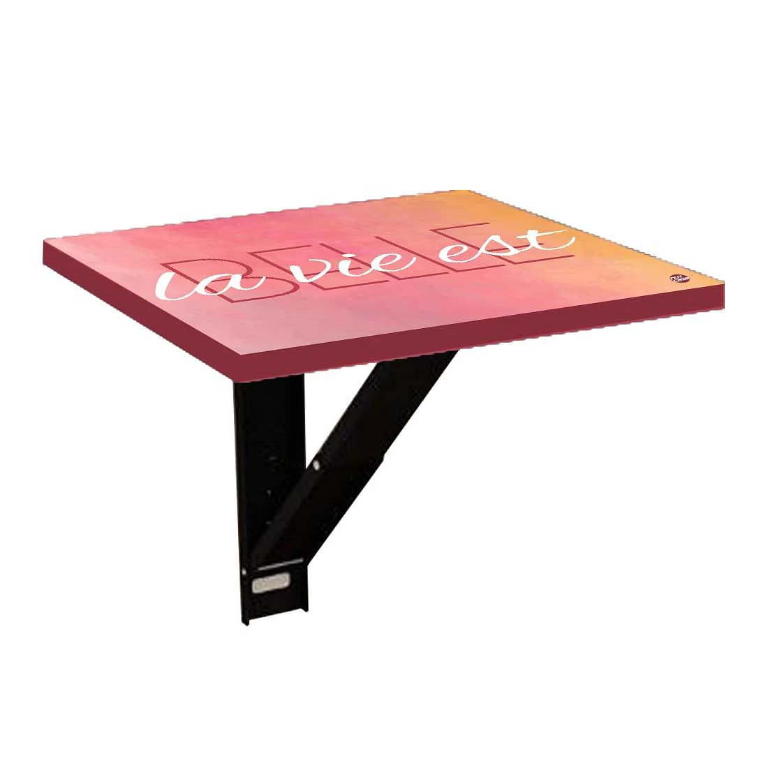 Nutcase Wall Mount Side Table Folding Floating Tables-Quotes - Image 6