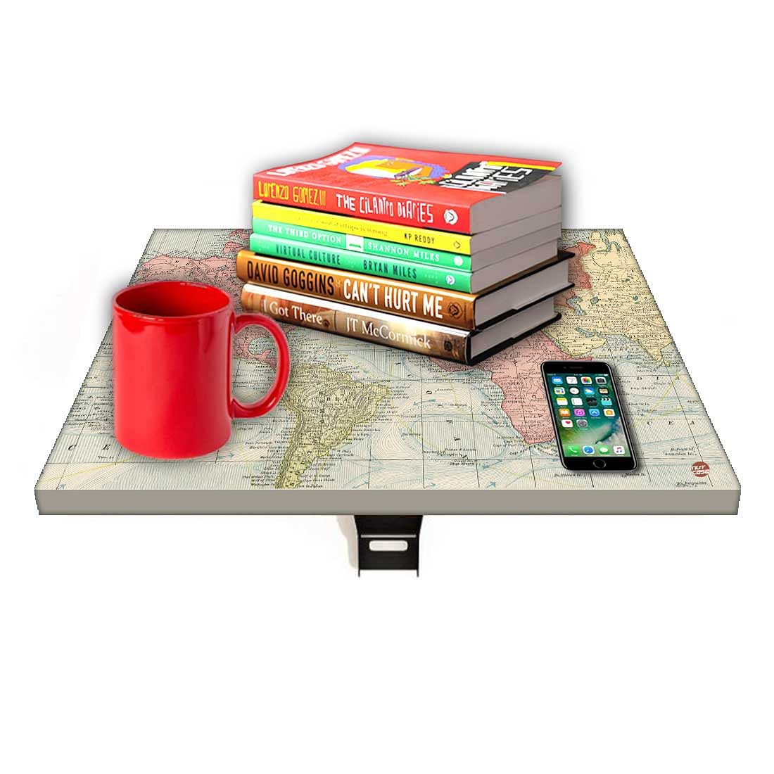Wall Mounted Table for Bedroom - Vintage Map - Image 7
