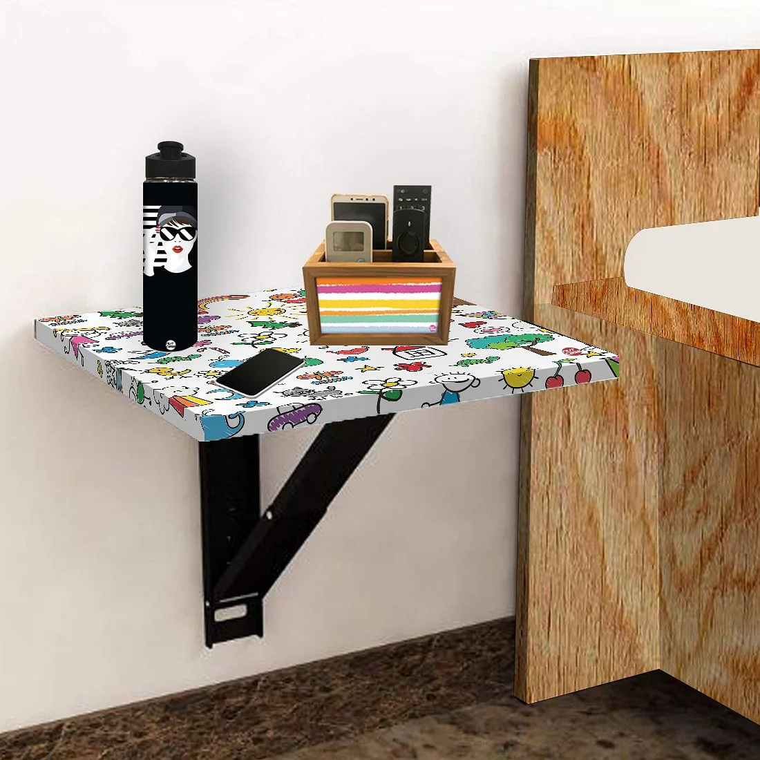 Set Top Box Stand Wall Mount - Kids Beautiful Design - Image 5