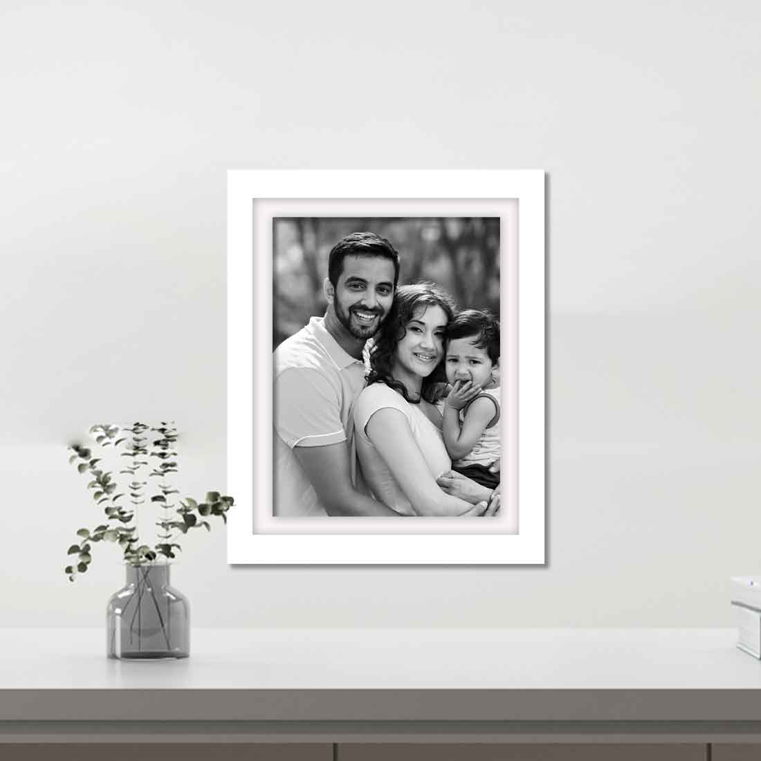 Black White Photo Frame Customized Picture Frame for Wall 8x10 Inch (Set of 3) - Image 7