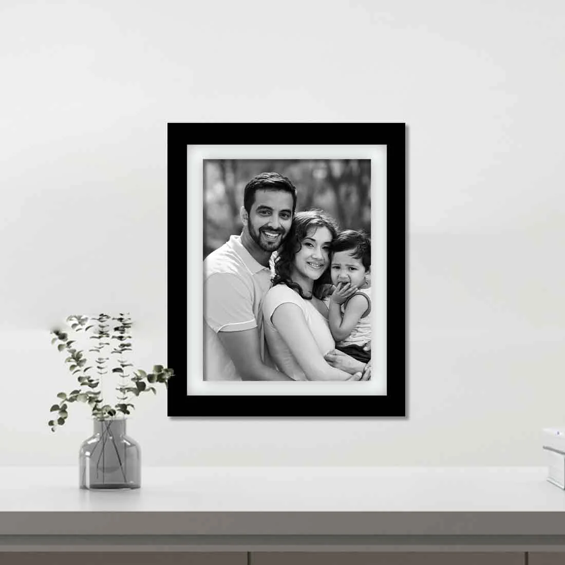 Black White Photo Frame Customized Picture Frame for Wall 8x10 Inch (Set of 3) - Image 8