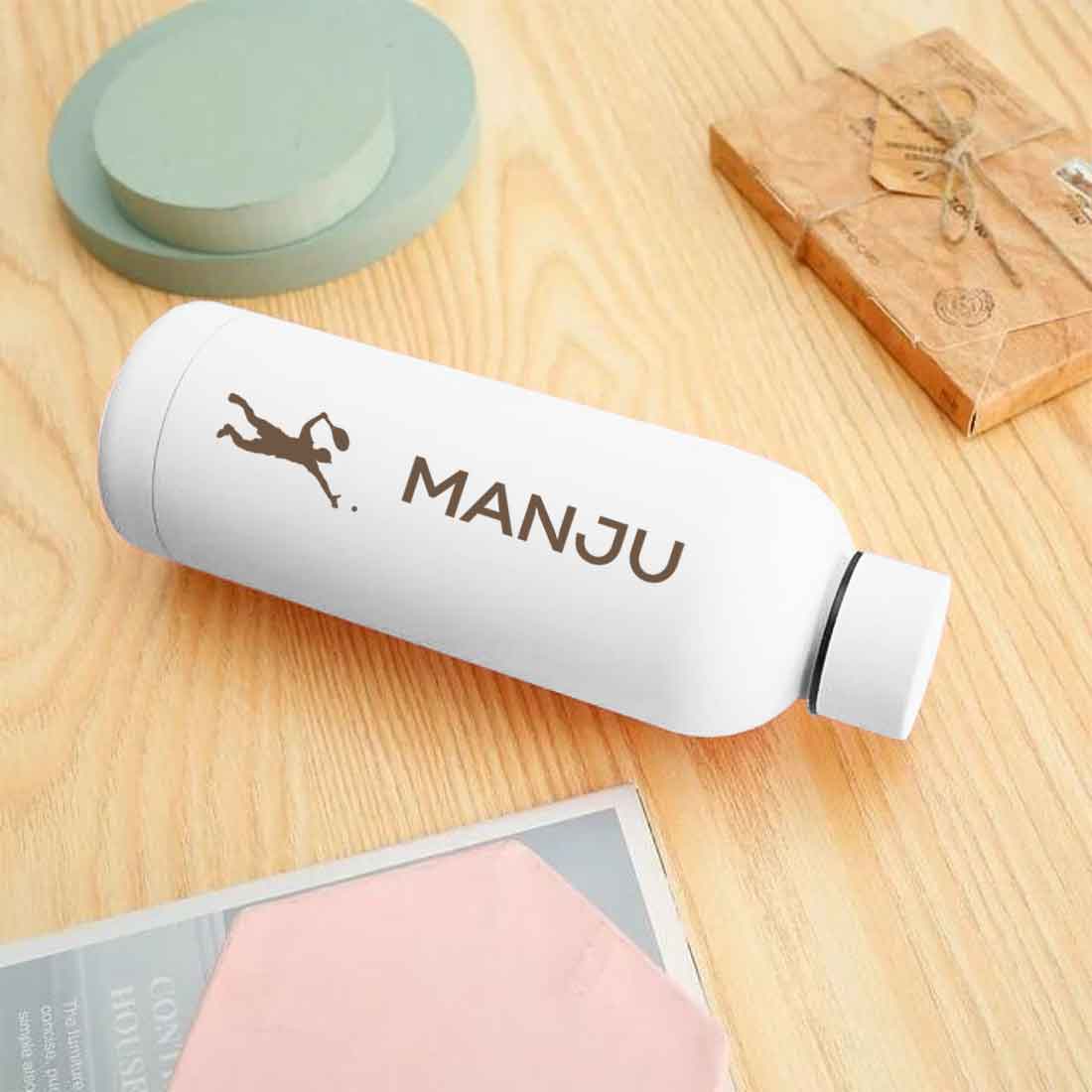 Bottle with Name Stainless Steel Double Insulated Water Bottles for Travel Office Gym Home - BPA Free, Leakproof - Image 34