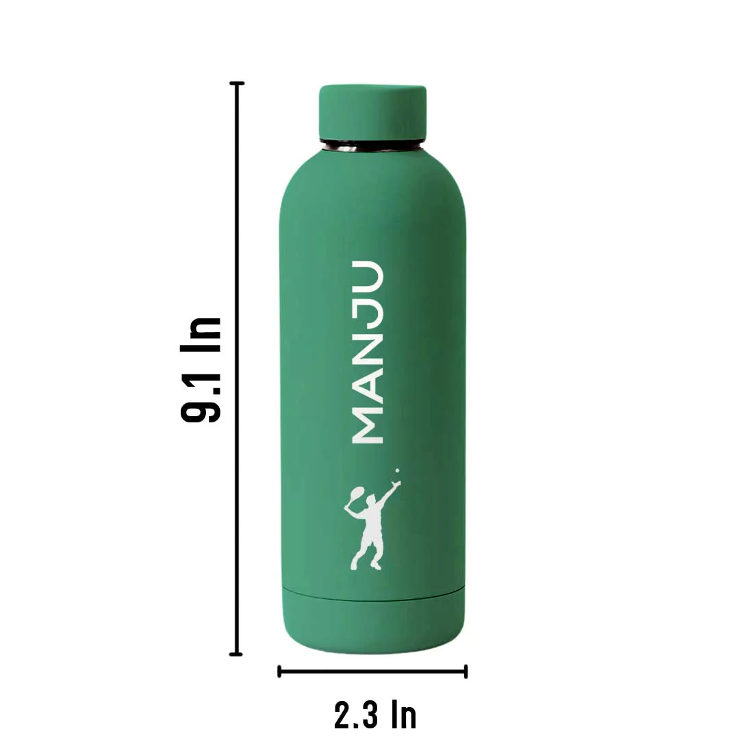 Bottle with Name Stainless Steel Double Insulated Water Bottles for Travel Office Gym Home - BPA Free, Leakproof - Image 45