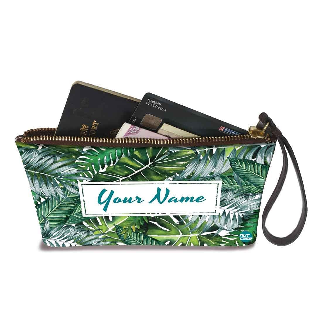 Women'S Wristlet Pouch - Monstera Leaf - Image 3