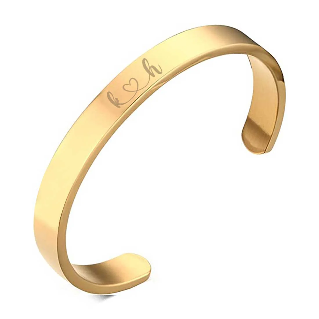 Customized Bracelets for Boyfriend Girlfriend Valentines Day Gift - Rose Gold Plated/Black Rhodium/Gold Plated - Image 14
