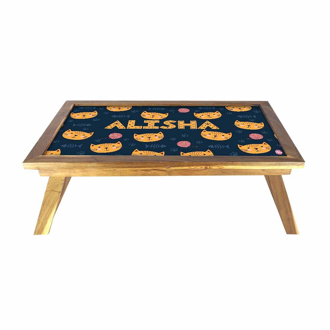 Custom-Made Folding Laptop Desk - Meow - Image 2