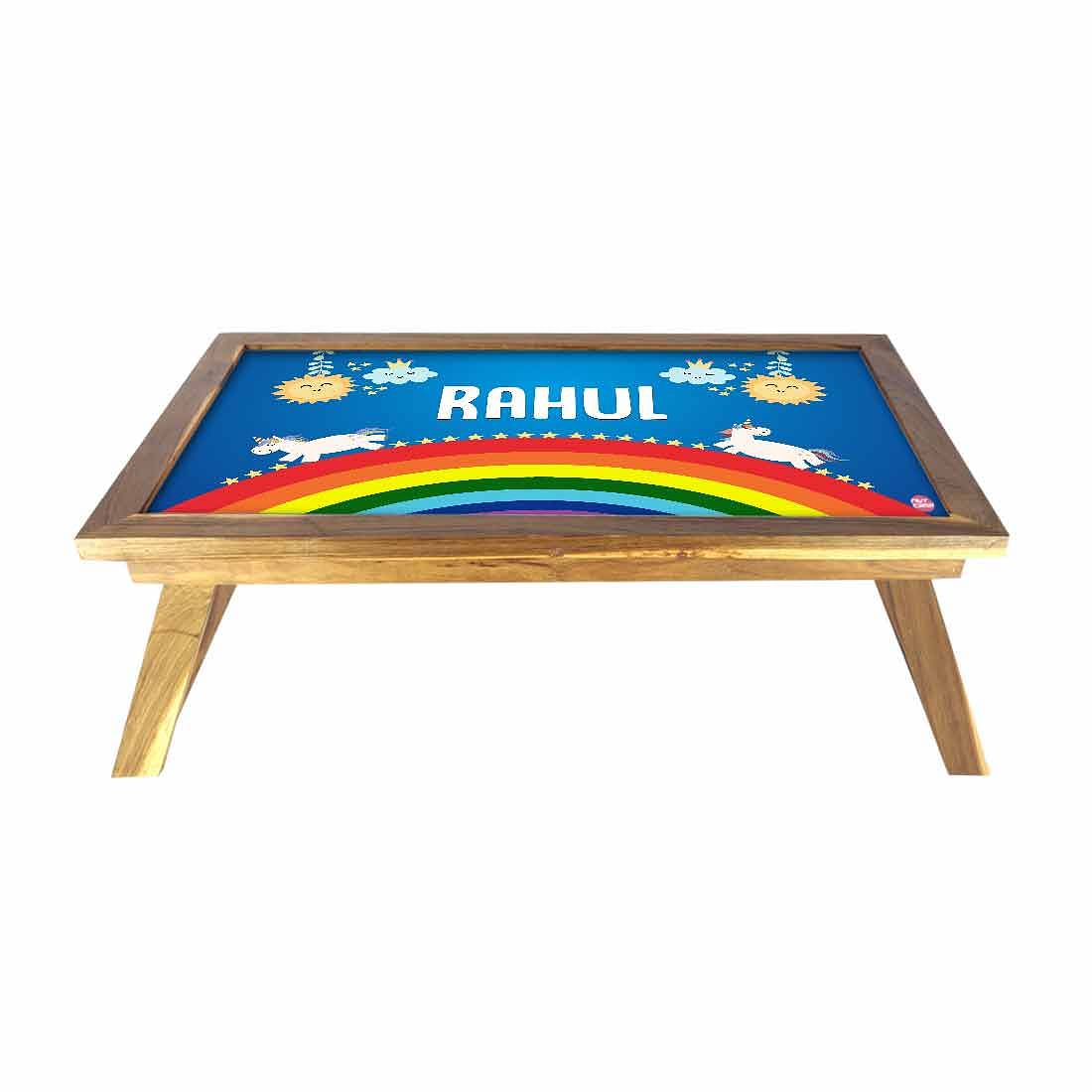 Cutom Portable Laptop Table - Rainbow