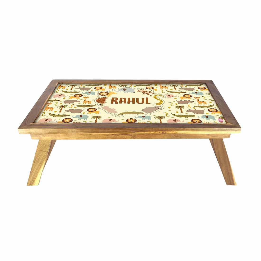 Cutom Folding lap table - Crocodile & Girraf - Image 2