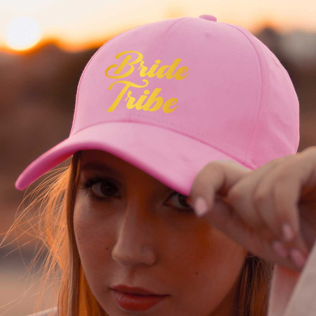 Bride Baseball Hat For Pink Cap For Bridal Parties - Image 4