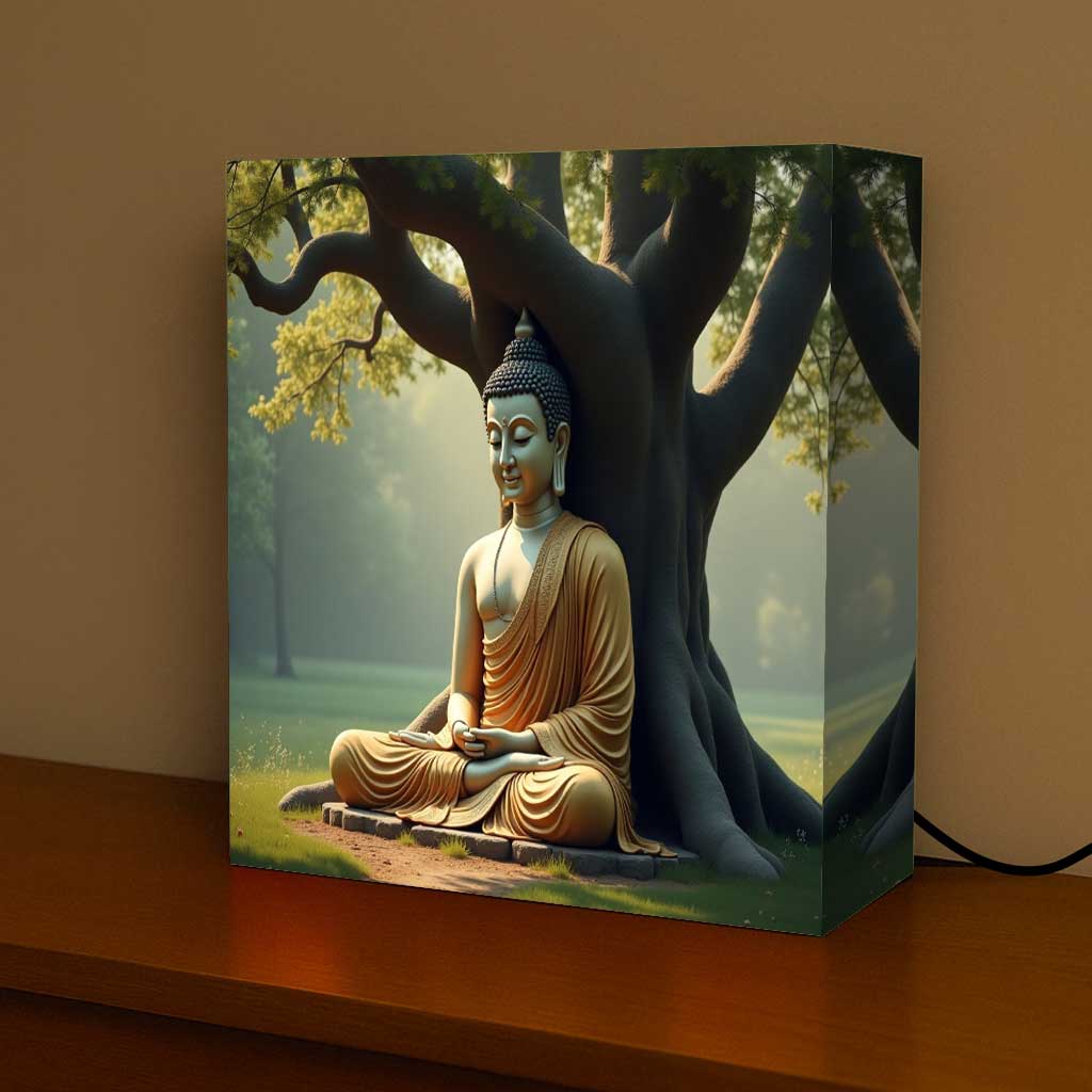 Buddha Light Lamp – Elegant Spiritual Lamp for Calm & Harmony at Home - Image 5