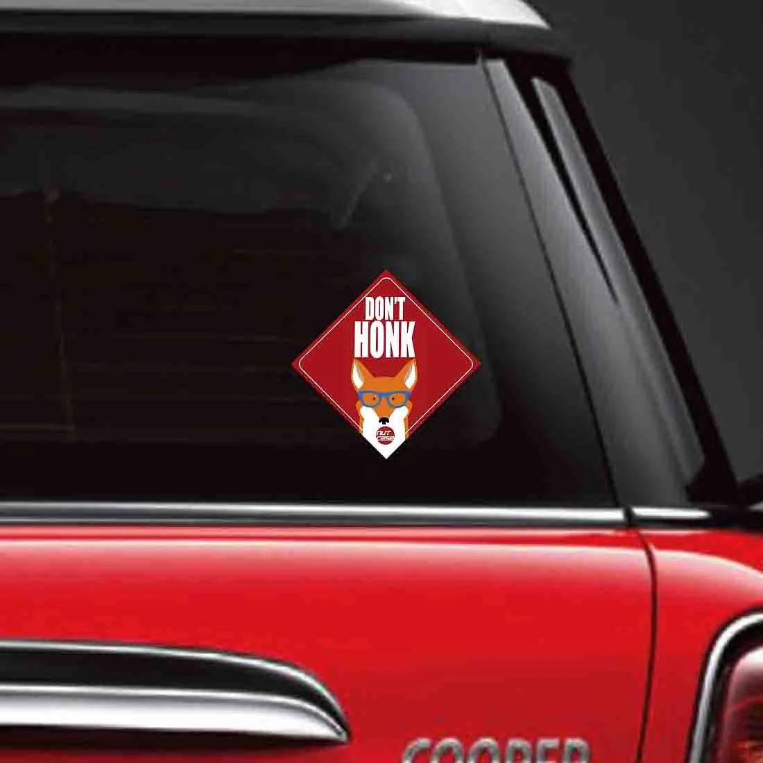 Vehicle Car Bumper Sticker - Don't Honk - Image 2