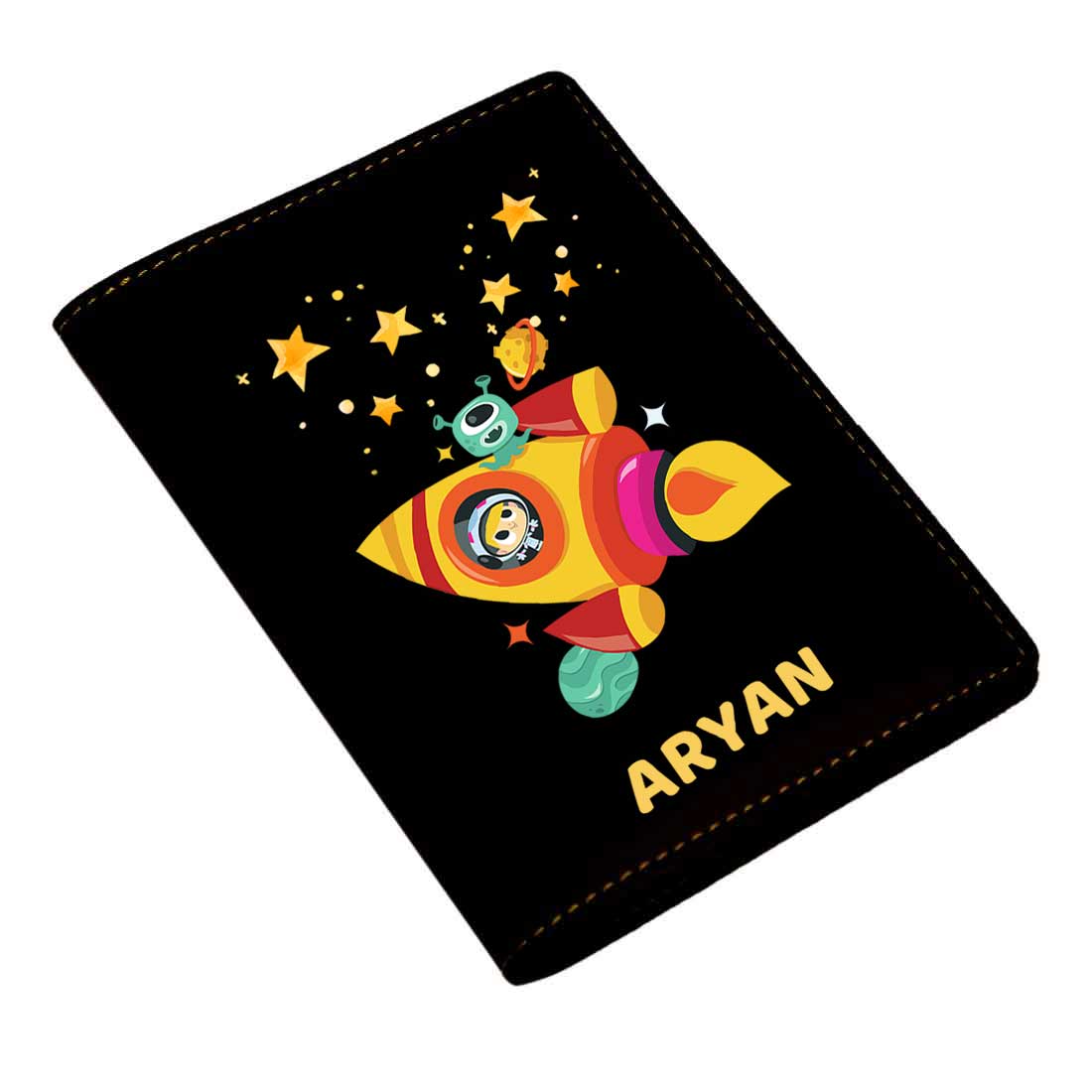 Cartoon Designer Passport Cover for Kids PU Leather Passport Holder and Luggage Tag Set with Name - Image 27