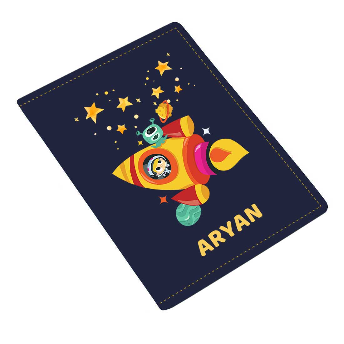 Cartoon Designer Passport Cover for Kids PU Leather Passport Holder and Luggage Tag Set with Name - Image 32