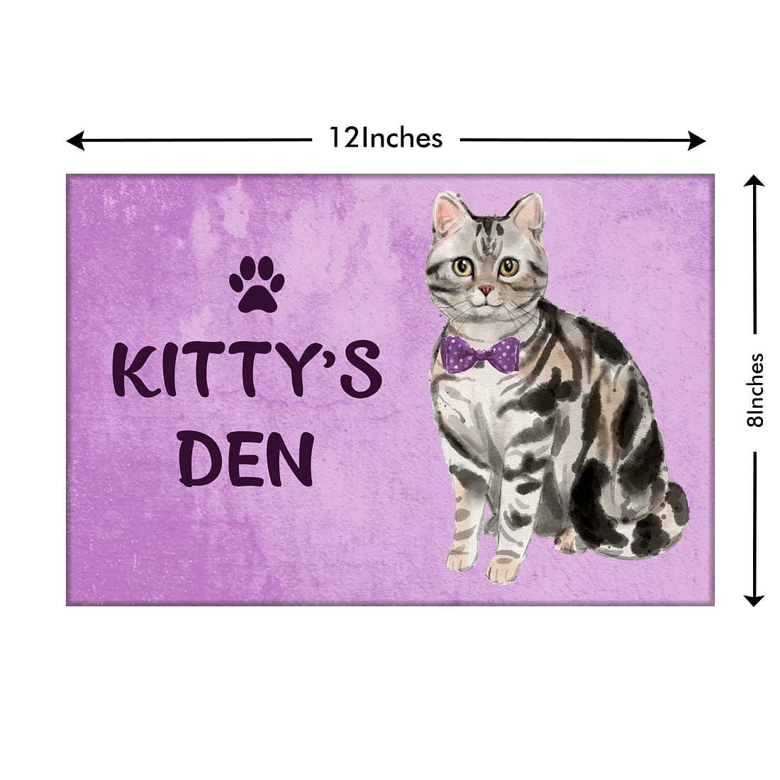 Custom Cat Name Plate House Sign -American Shorthair Silver - Image 3