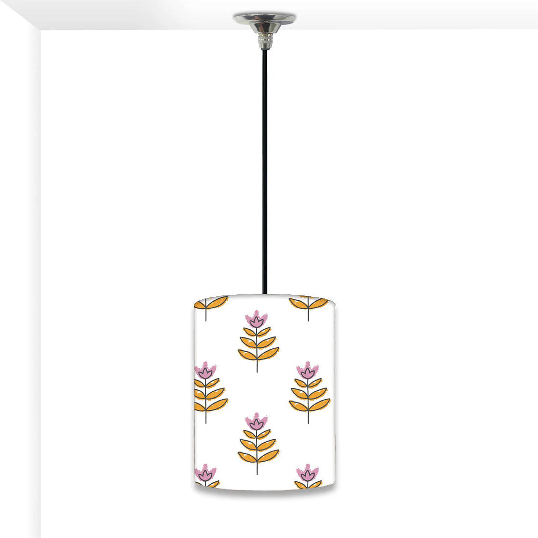 Simple Ceiling Pendant Lamp - Yellow Leaf