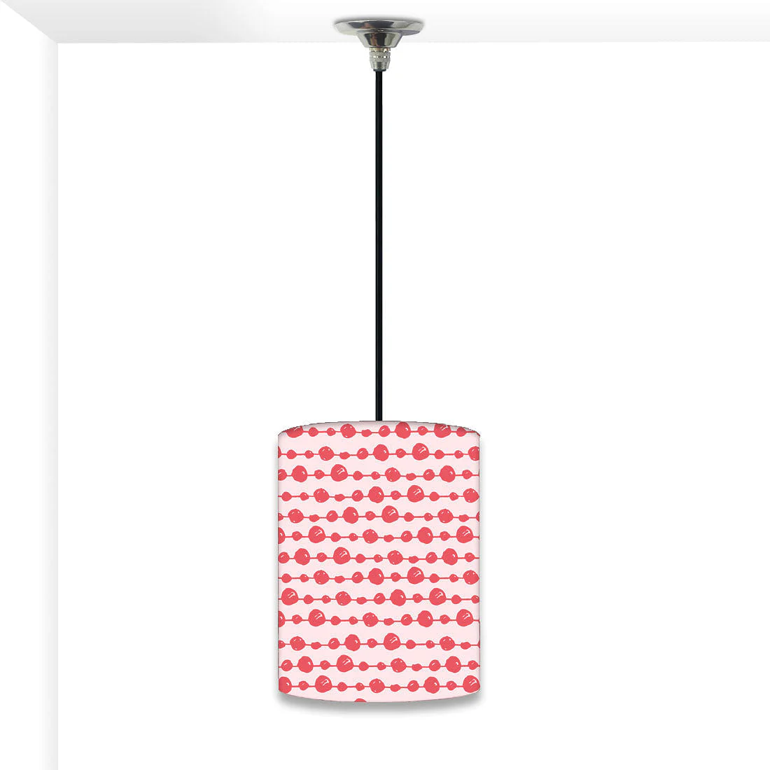Amazing Ceiling Pendant Lamp - Pink White Dots