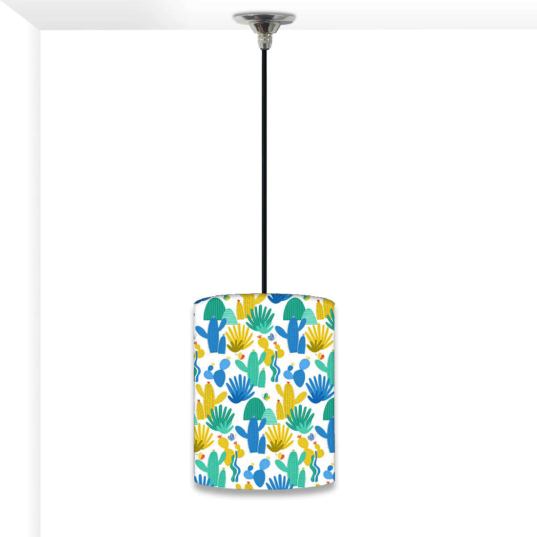 Beautiful Outdoor Pendant Lamp - Yellow Cactus