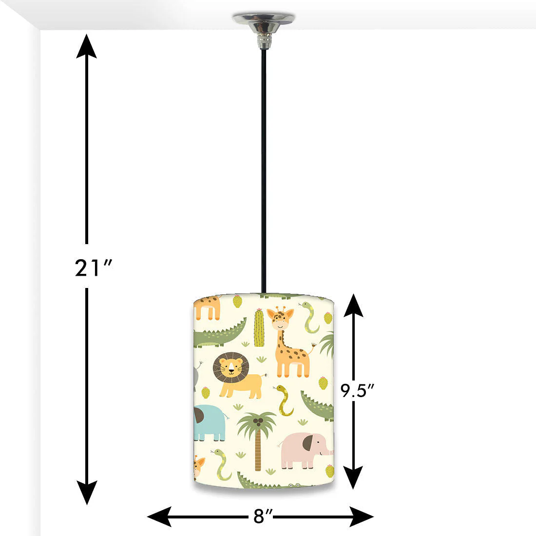 Kids Ceiling Pendant Lamp - Cute Animals - Image 2