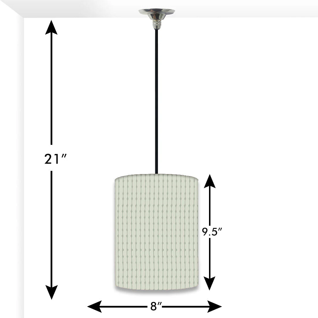 Modern Fancy Ceiling Pendant Lamp - Dotted Lines - Image 2