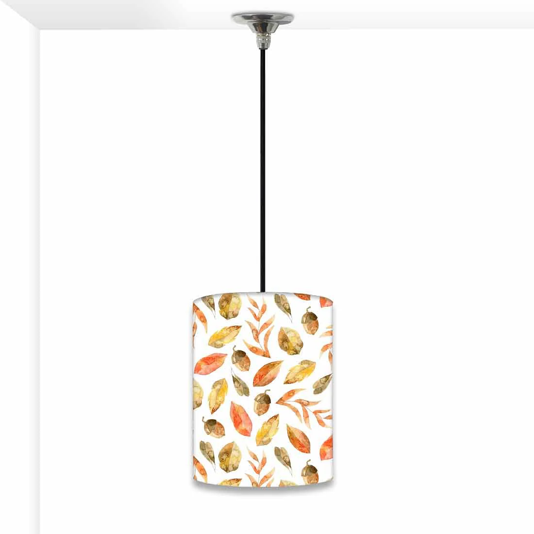Ceiling Hanging Pendant Lamp Shade - Orange Leaf
