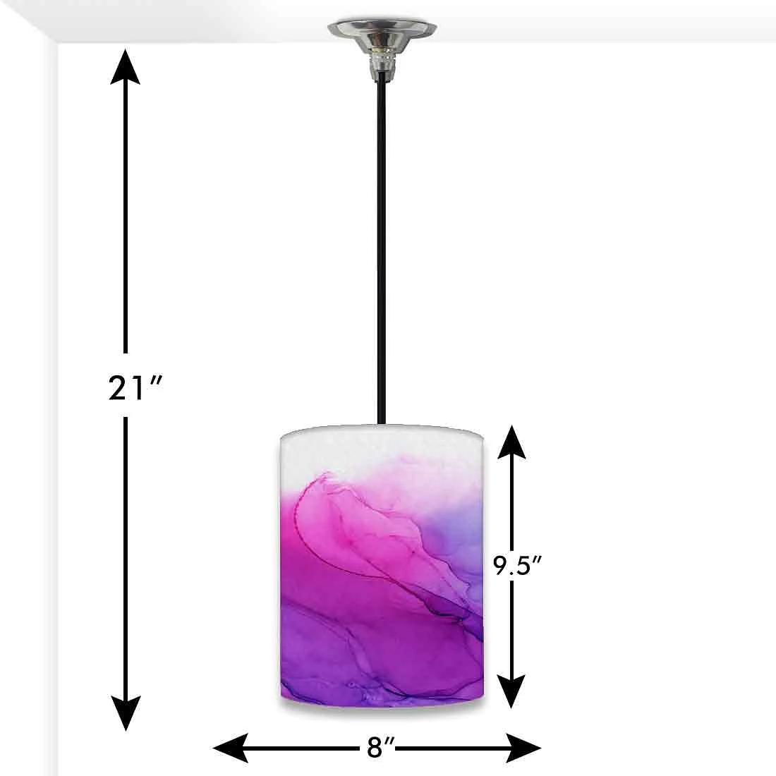 Ceiling Lights for Hall Lamps - Purple Watercolor 0217 - Image 3