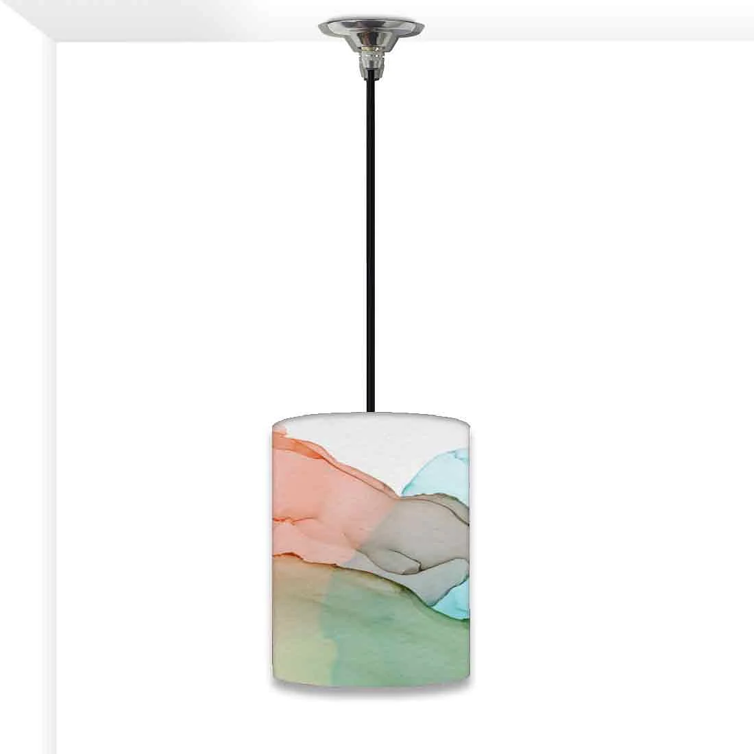 Ceiling Hanging Pendant Lamp Shade - Ink Watercolor Shades