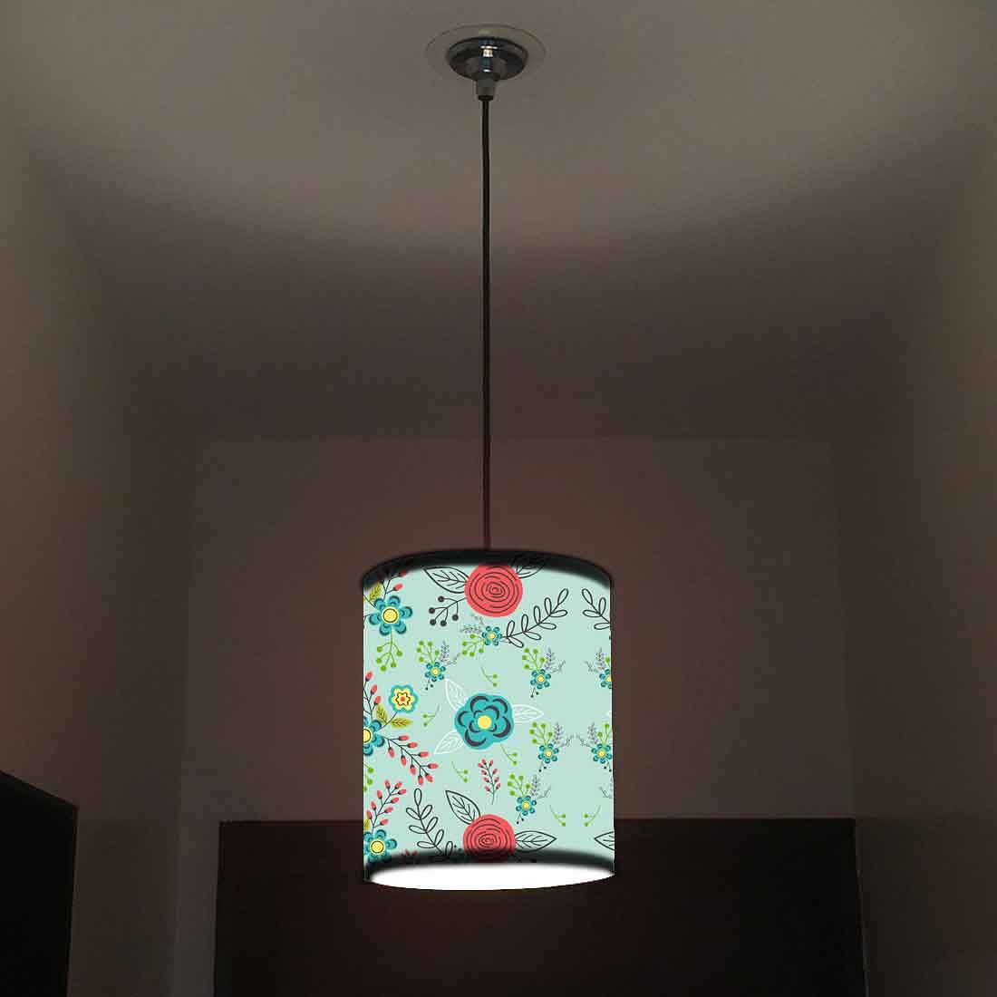 Ceiling Hanging Pendant Lamp Shade - Floral Branches Spring Collection - Image 3