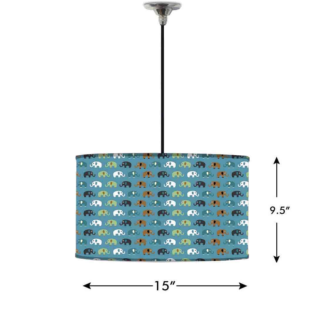 Pendant Lamp Drum Shade Ceiling Lights - Image 2