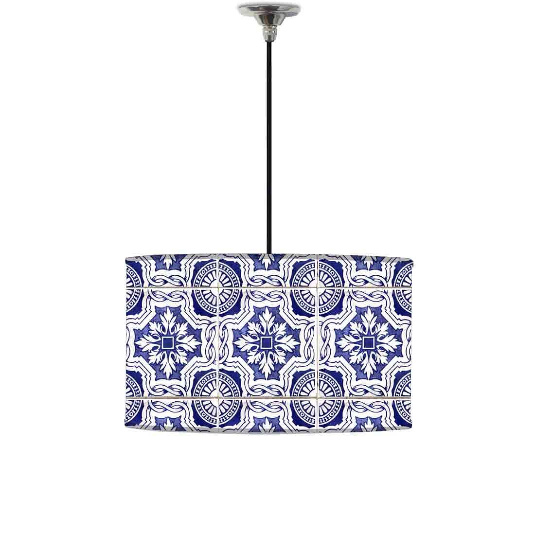 Ceiling Lamp Hanging Drum Lampshade - Morocco Mosaic