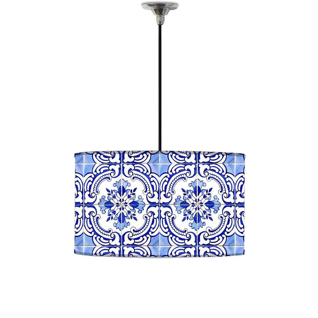Ceiling Lamp Hanging Drum Lampshade - Goa Casa