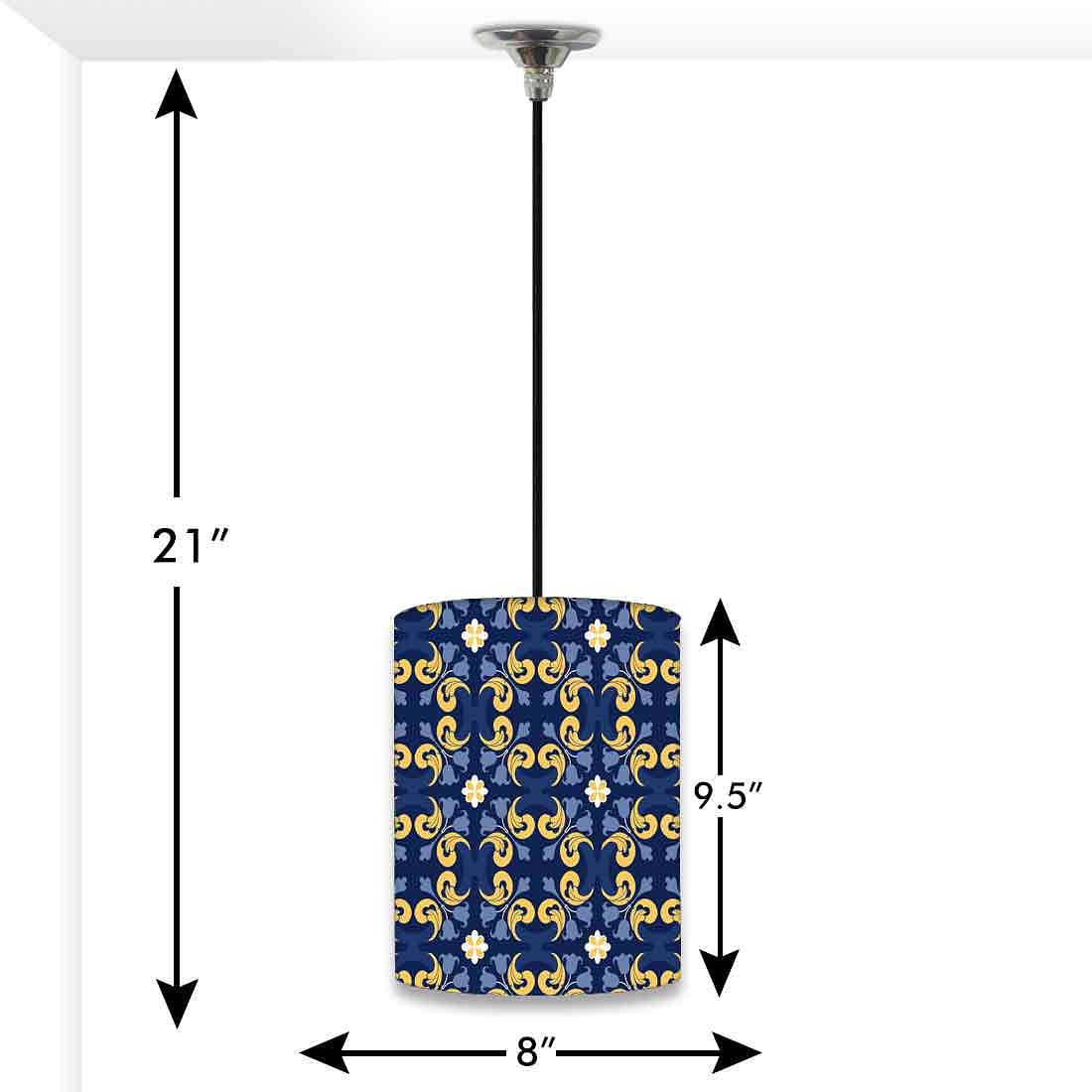 Ceiling Hanging Pendant Lamp Shade - Azulejos - Image 3