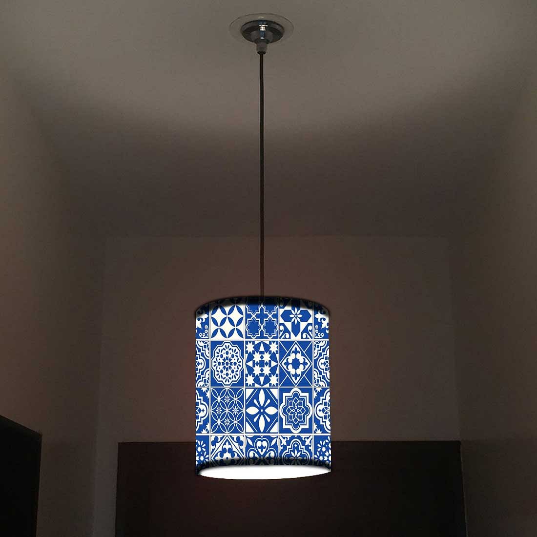 Ceiling Hanging Pendant Lamp Shade - Tiles Of Seville - Image 2