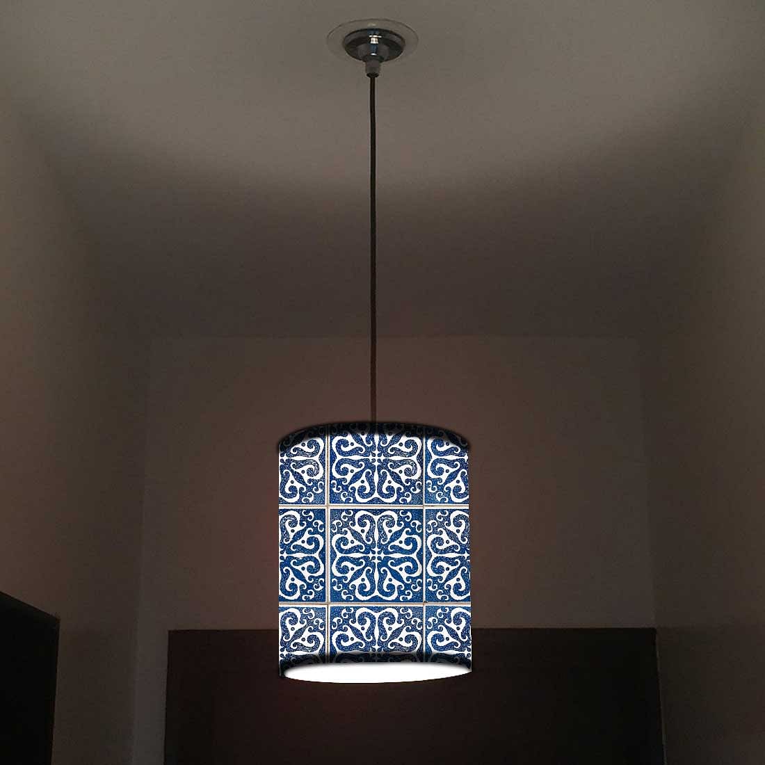 Ceiling Hanging Pendant Lamp Shade - Tiles Pattern - Image 2