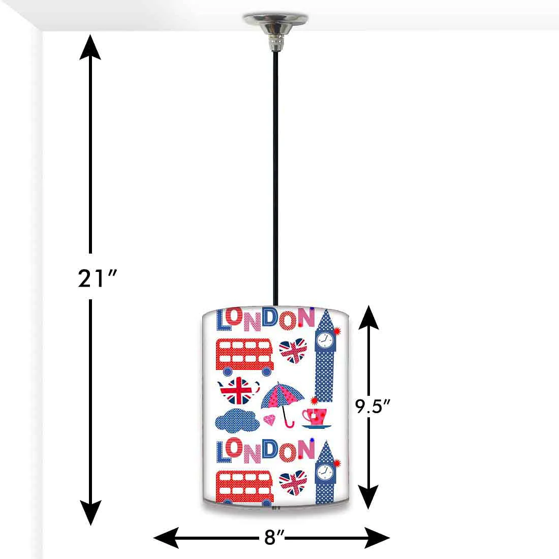 Ceiling Hanging Pendant Lamp Shade - Image 2