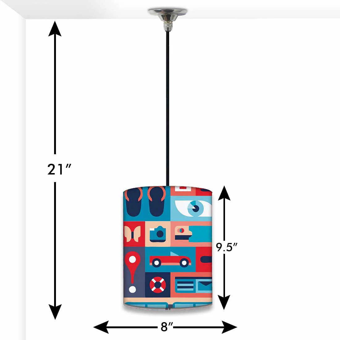 New Ceiling Hanging Pendant Lamp - Retro Elements - Image 2