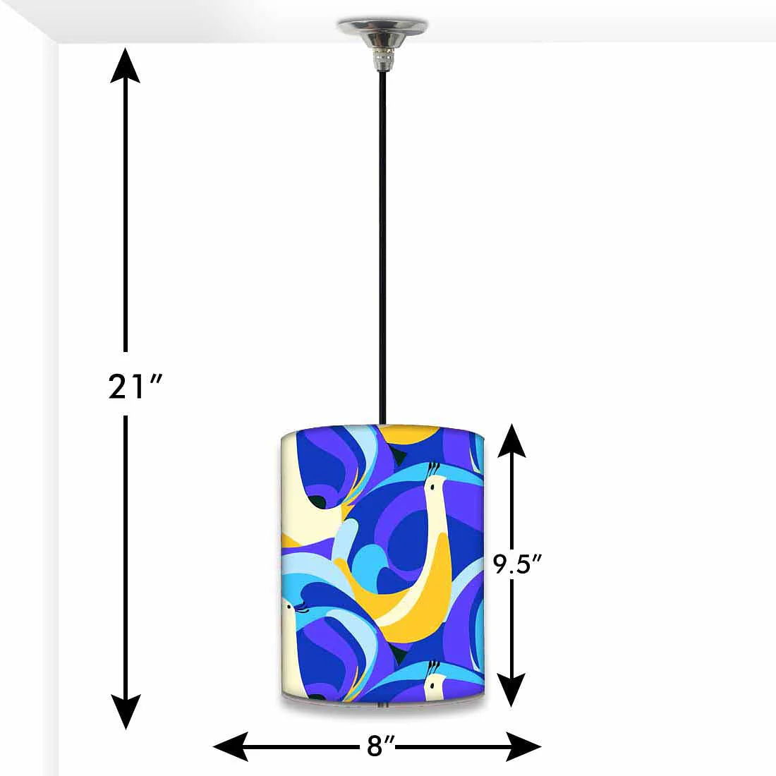 Cute Bedside Hanging Pendant Lamp - Swan Lake - Image 2