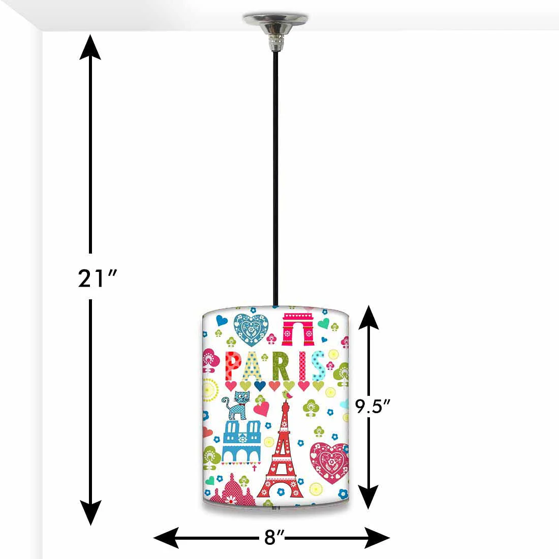 Ceiling Hanging Pendant Lamp Shade - Image 2
