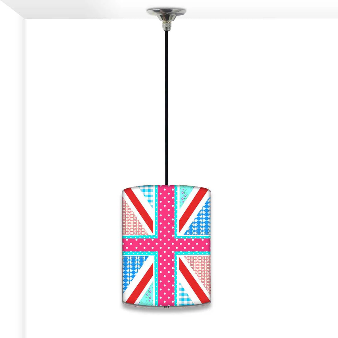 Fancy Hanging Pendant Lamp - Union Jack Pop Art