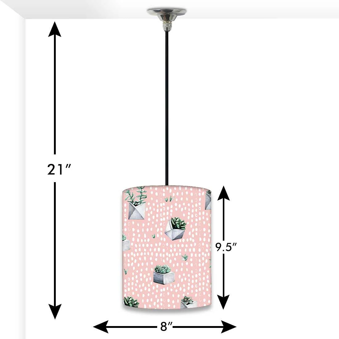 Trendy Ceiling Hanging Pendant Lamp - Flower Pots - Image 2
