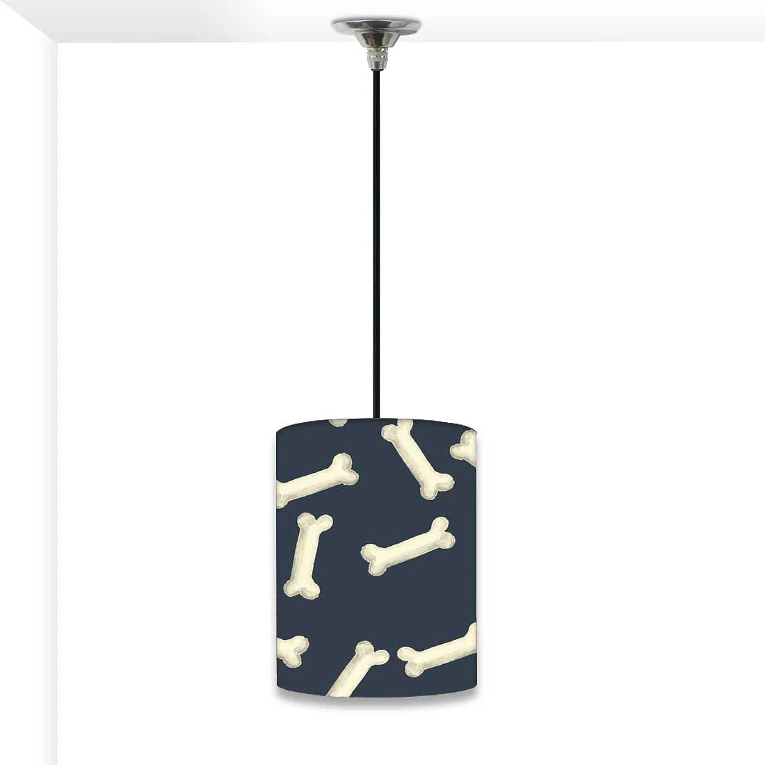 Hanging Pendant Lamp for Passage - Black Bones
