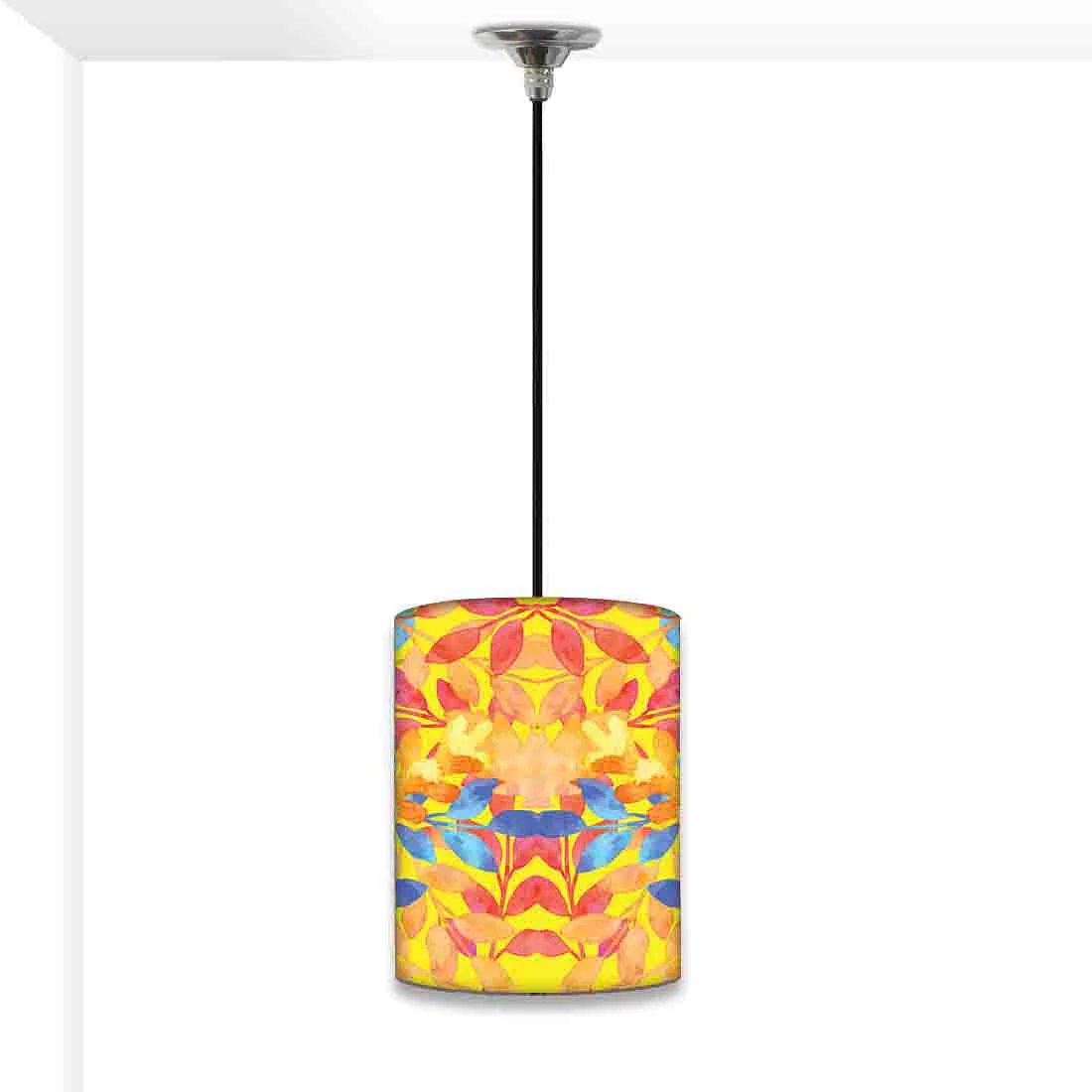 Nice Bedroom Hanging Pendant Lamp - Leaves Yellow