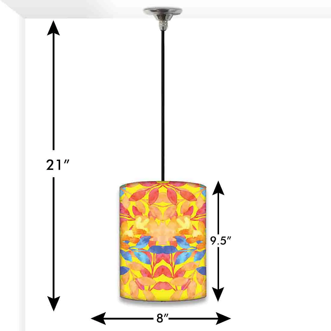 Nice Bedroom Hanging Pendant Lamp - Leaves Yellow - Image 2