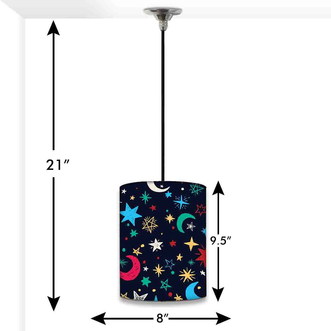 New Outdoor Hanging Pendant Lamp - Stars and Moon - Image 2